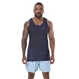 Musculosa Deportiva Hombre Fitness Gym Running Elite