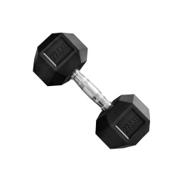 Mancuerna Hexagonales Hierro Recubierto Dumbbell 27.5kg