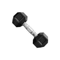 Mancuerna Hexagonales Hierro Recubierto Dumbbell 7kg