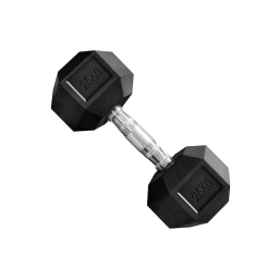 Mancuerna Hexagonales Hierro Recubierto Dumbbell 25kg