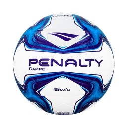 Pelota Futbol Csped Natural Bravo XXIV Blanco/Azul PENALTY