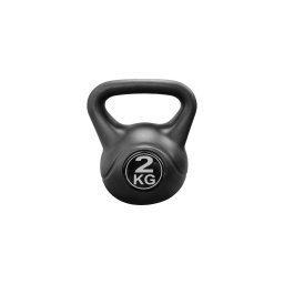 Pesa Rusa Kettlebell de Mano Recubierta en Plstico 2kg TPUY