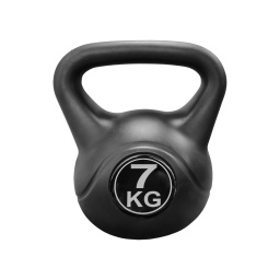 Pesa Rusa Kettlebell de Mano Recubierta en Plstico 7kg TPUY