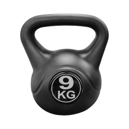 Pesa Rusa Kettlebell de Mano Recubierta en Plstico 9kg TPUY