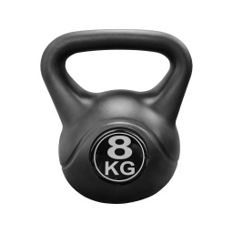 Pesa Rusa Kettlebell de Mano Recubierta en Plstico 8kg TPUY