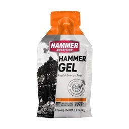 Gel Energizante Ciclismo Entrenamiento Sin Azcar Agregado - Naranja HAMMER