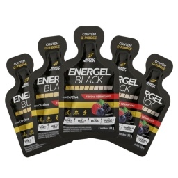 Gel Energ�tico x5 Cafe�na Sabor Frutos Rojos - Energel Black 30g