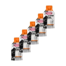 Gel x5 Energizante Ciclismo Entrenamiento Sin Az�car Agregado - Naranja HAMMER