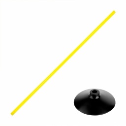 Set Bast�n Entrenamiento 1,5m PVC + Tapa Goma TPUY