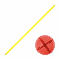 Kit Bast�n Entrenamiento 1,5m PVC + Base Tortuga TPUY