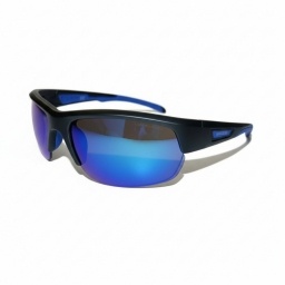 Lentes De Ciclismo Polarizados Negro Con Patilla Azul