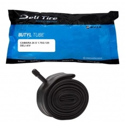 C�mara Bicicleta Ruta 700x2528C Deli AV 60mm V�lvula Americana Butyl