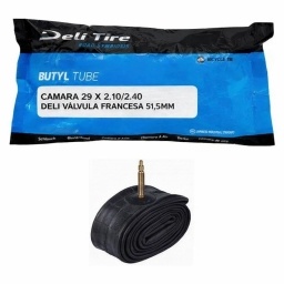 C�mara Bicicleta 29 x 2.10/2.40 Deli V�lvula Francesa 51,5mm MTB