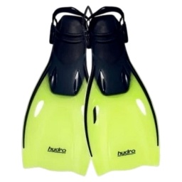 Patas de Rana Hydro para Nataci�n - Adulto, Amarillo y Negro