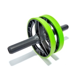 Rueda Abdominal Adidas Performance Ab Wheel - Doble Rueda Ajustable en Ancho para Entrenamiento de Core